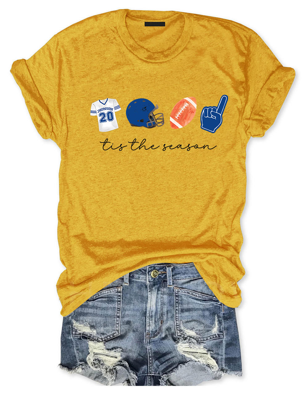 Custom Football Tis the Season T-shirt