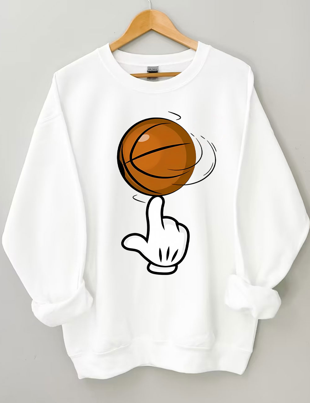 Basketball Finger Sweatshirt