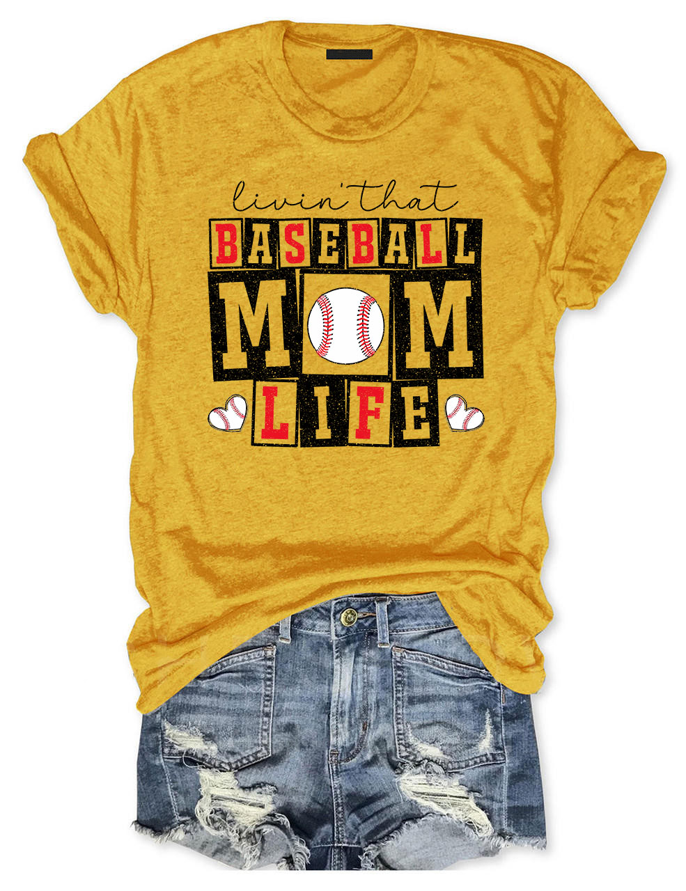 Baseball Mom Life T-shirt