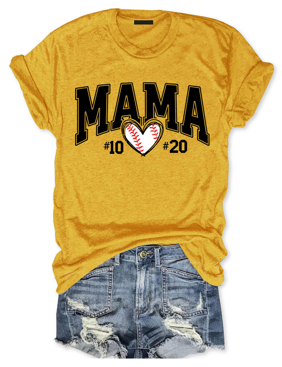 Custom Baseball Mom T-Shirt