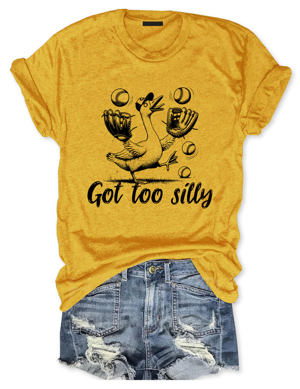Silly Goose Baseball Meme T-shirt