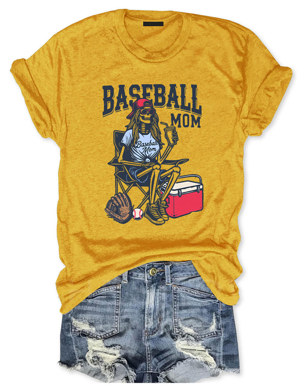 Funny Baseball Mom T-shirt
