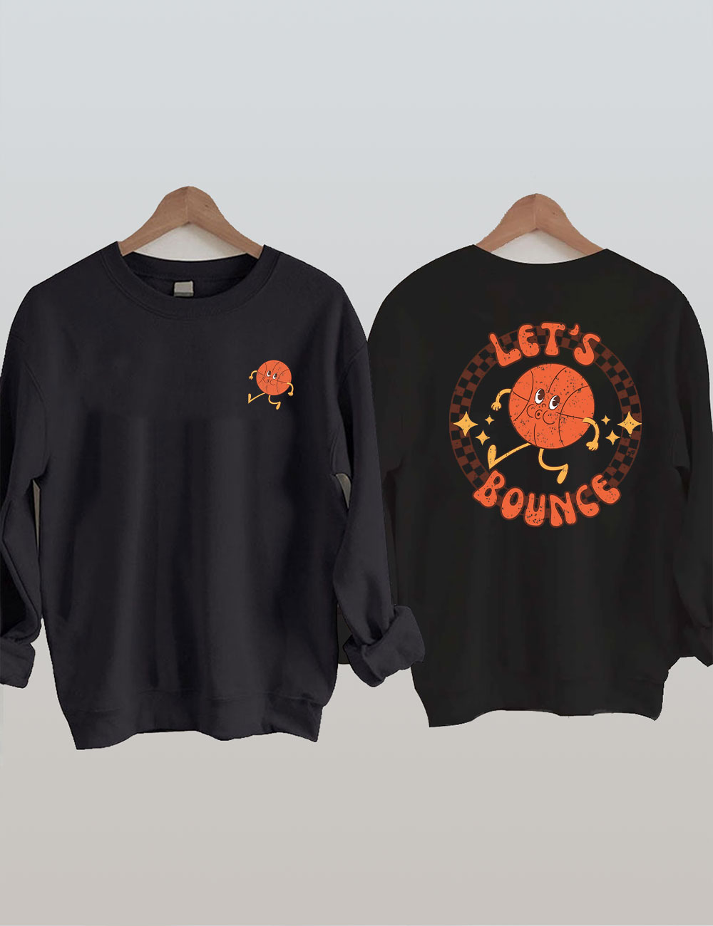 Retro Funny Basketball Sweatshirt
