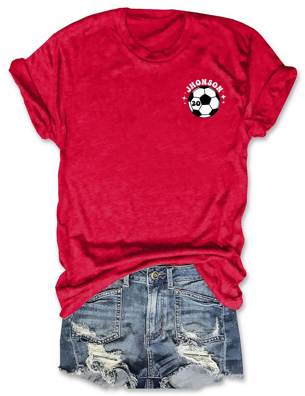 Lets Go Kick Some Grass Custom Soccer Mom T-shirt