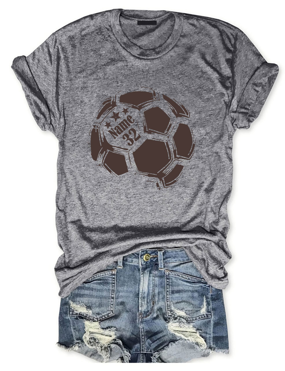 Custom  Soccer Ball Funny T-shirt