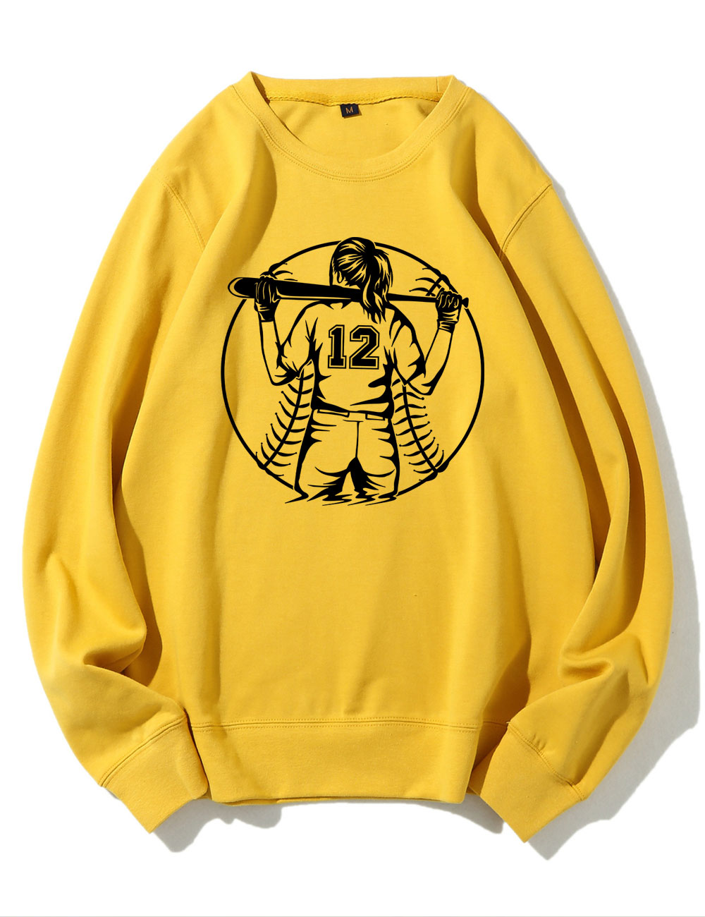 Softball Girl Custom Number Sweatshirt