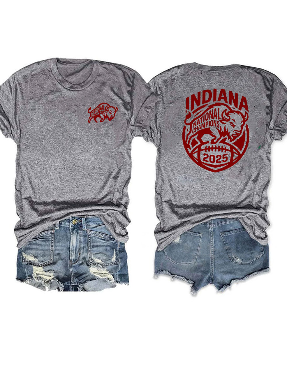 Indiana Football Champions 2025 Funny T-shirt