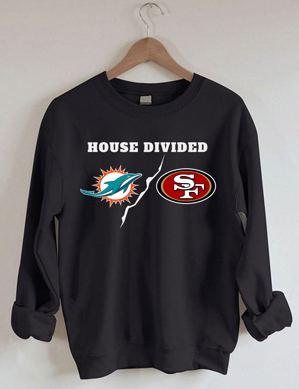 NFL CUSTOMIZED UNISEX House Divided Sweatshirt