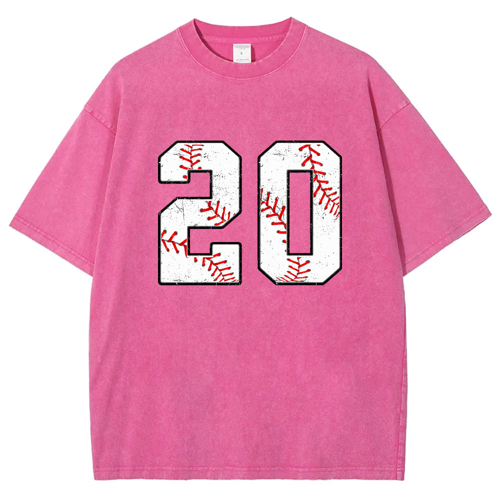 Custom Baseball Washed T-shirt