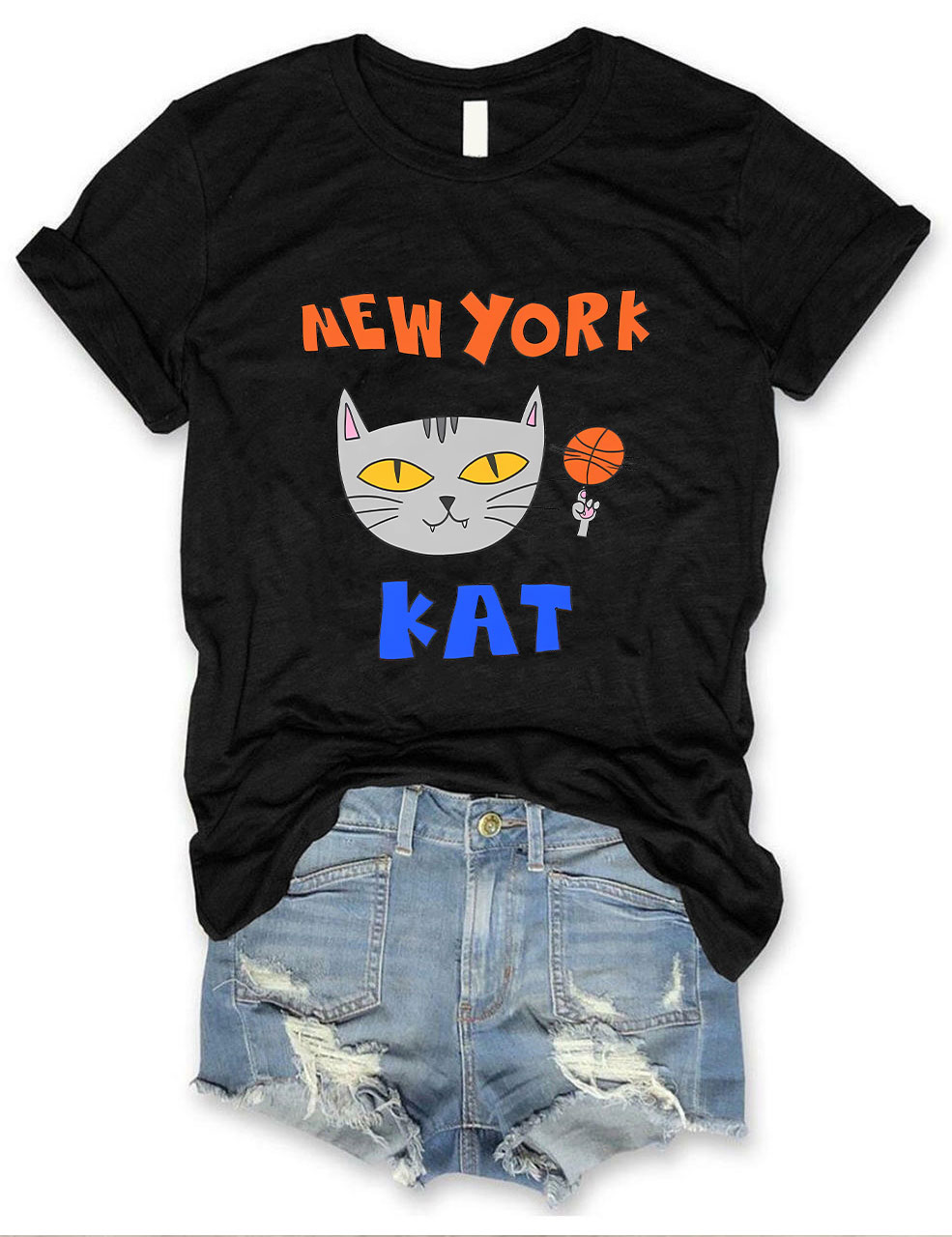 'KAT' Knicks Basketball Funny  T-shirt