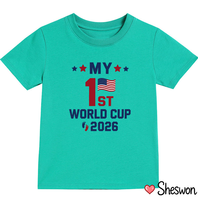 Custom First World Cup 2026 Kids T-Shirt