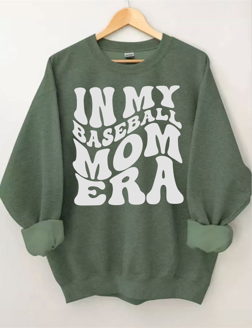 In My Baseball Mom Era  Custom Sweatshirt