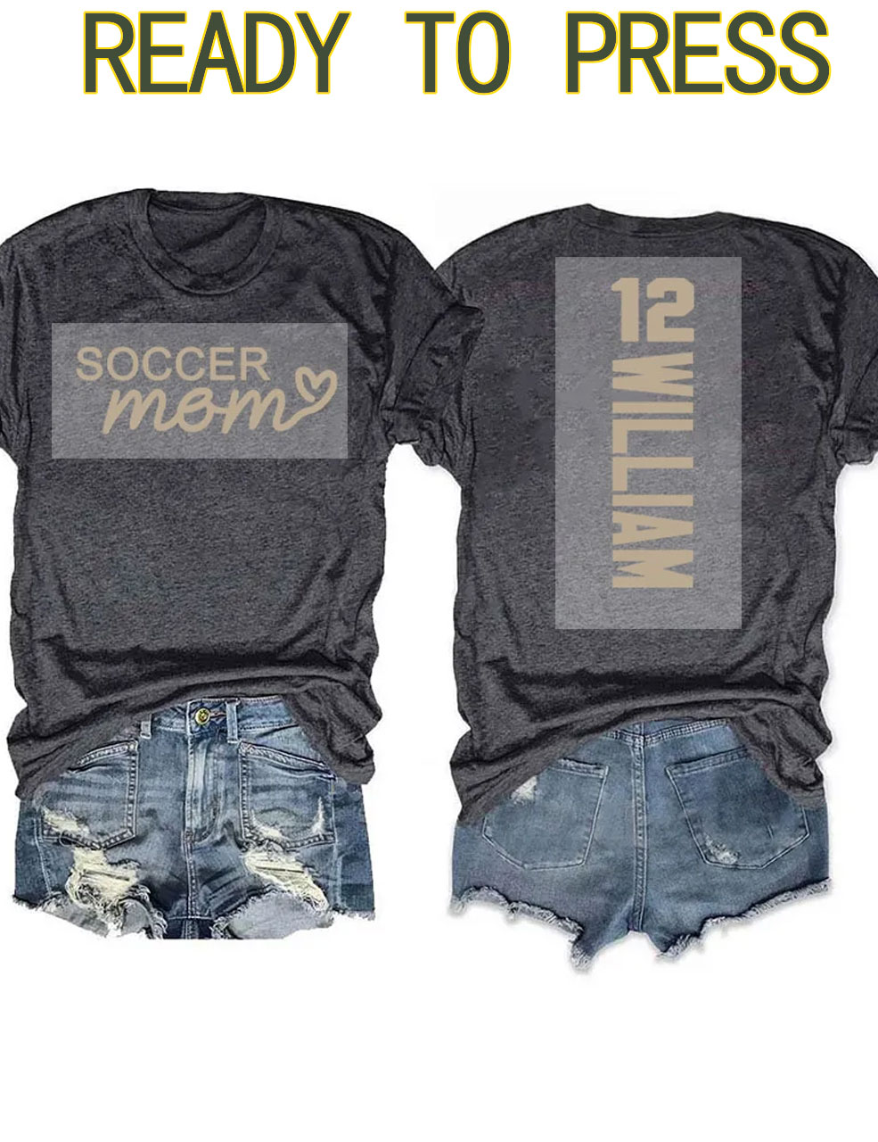 Soccer Mom Custom DTF Heat Transfer