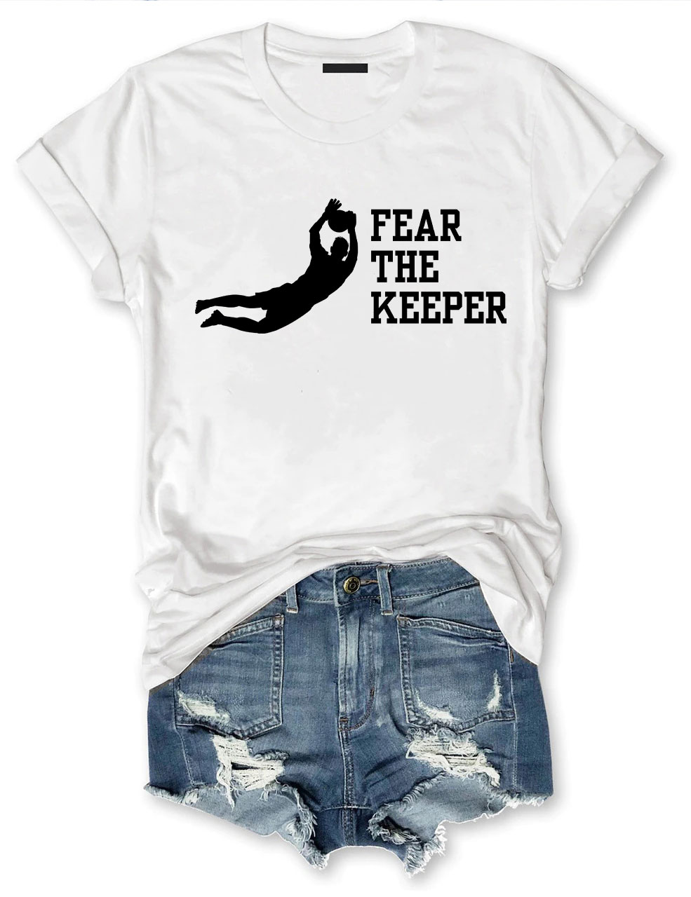 Goalkeeper My Goal is to Deny Yours Football T-shirt