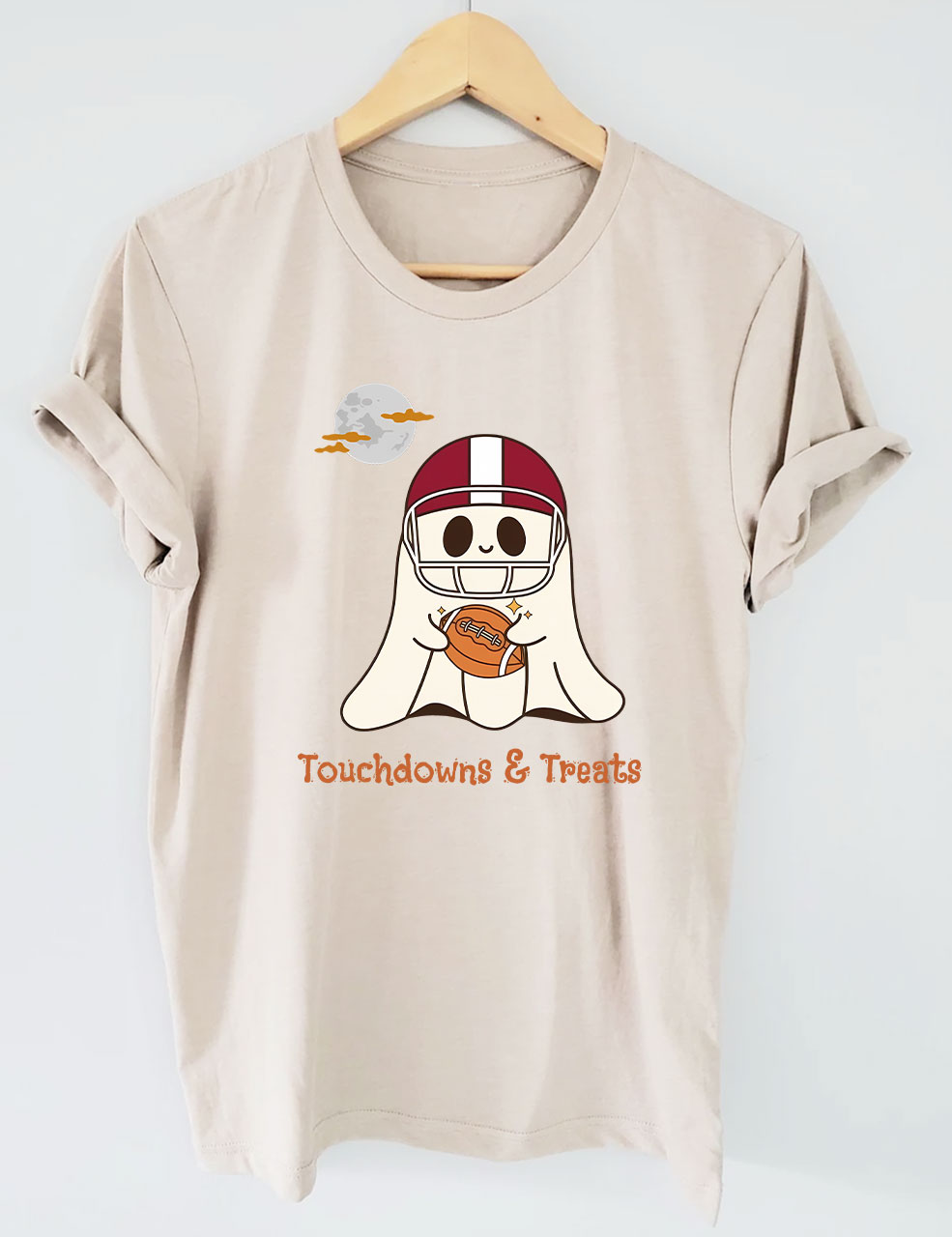 Touchdown Halloween Football T-Shirt