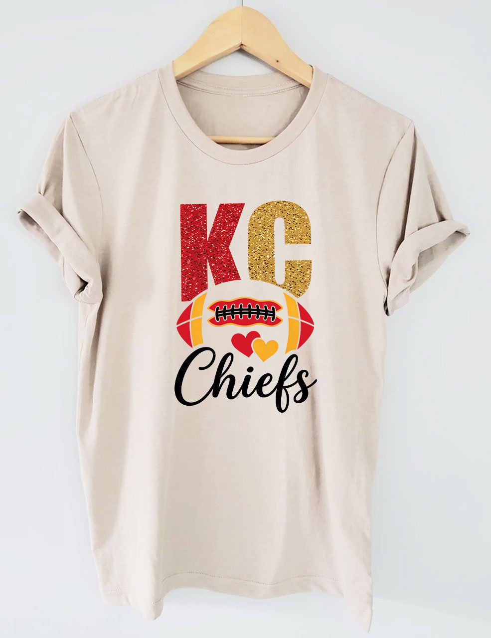 Kansas City Chiefs Game Day Football T-Shirt