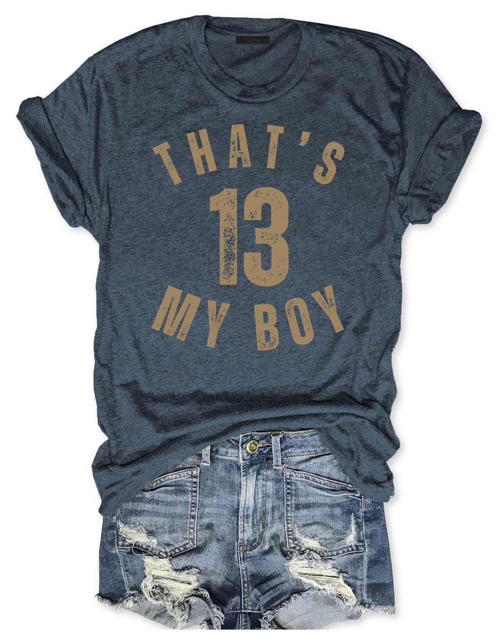 Custom That's My Boy Football Mom T-shirt