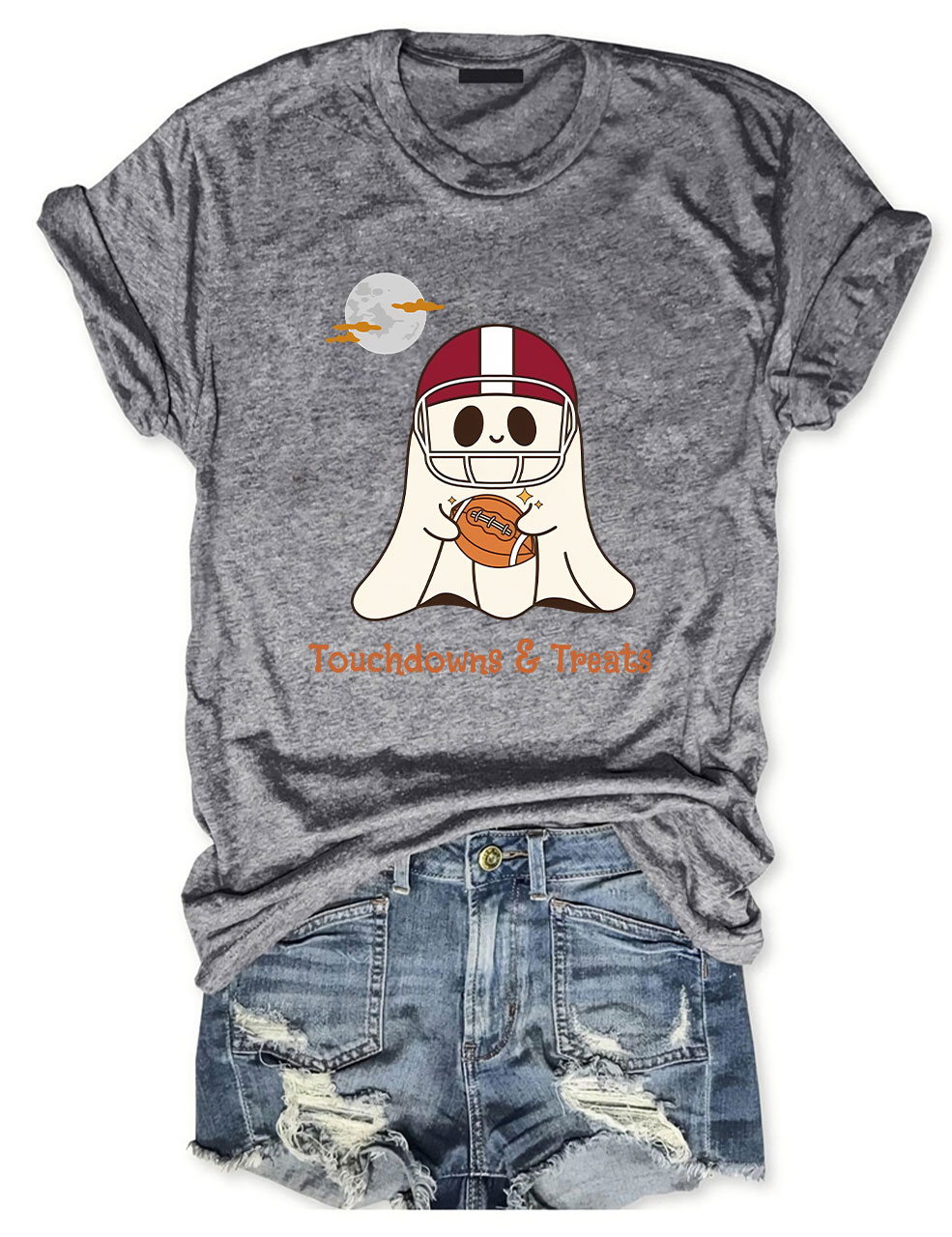 Touchdown Halloween Football T-Shirt