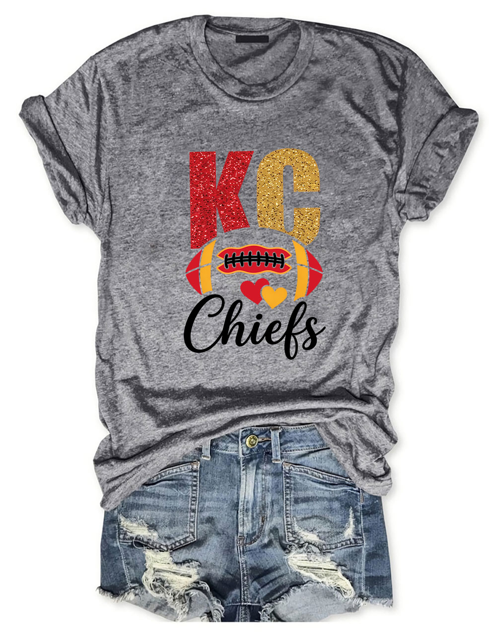 Kansas City Chiefs Game Day Football T-Shirt
