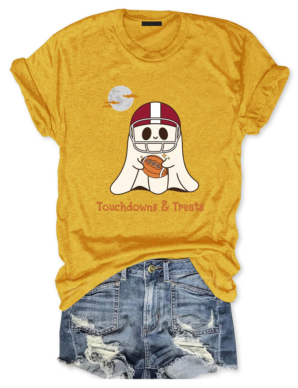 Touchdown Halloween Football T-Shirt