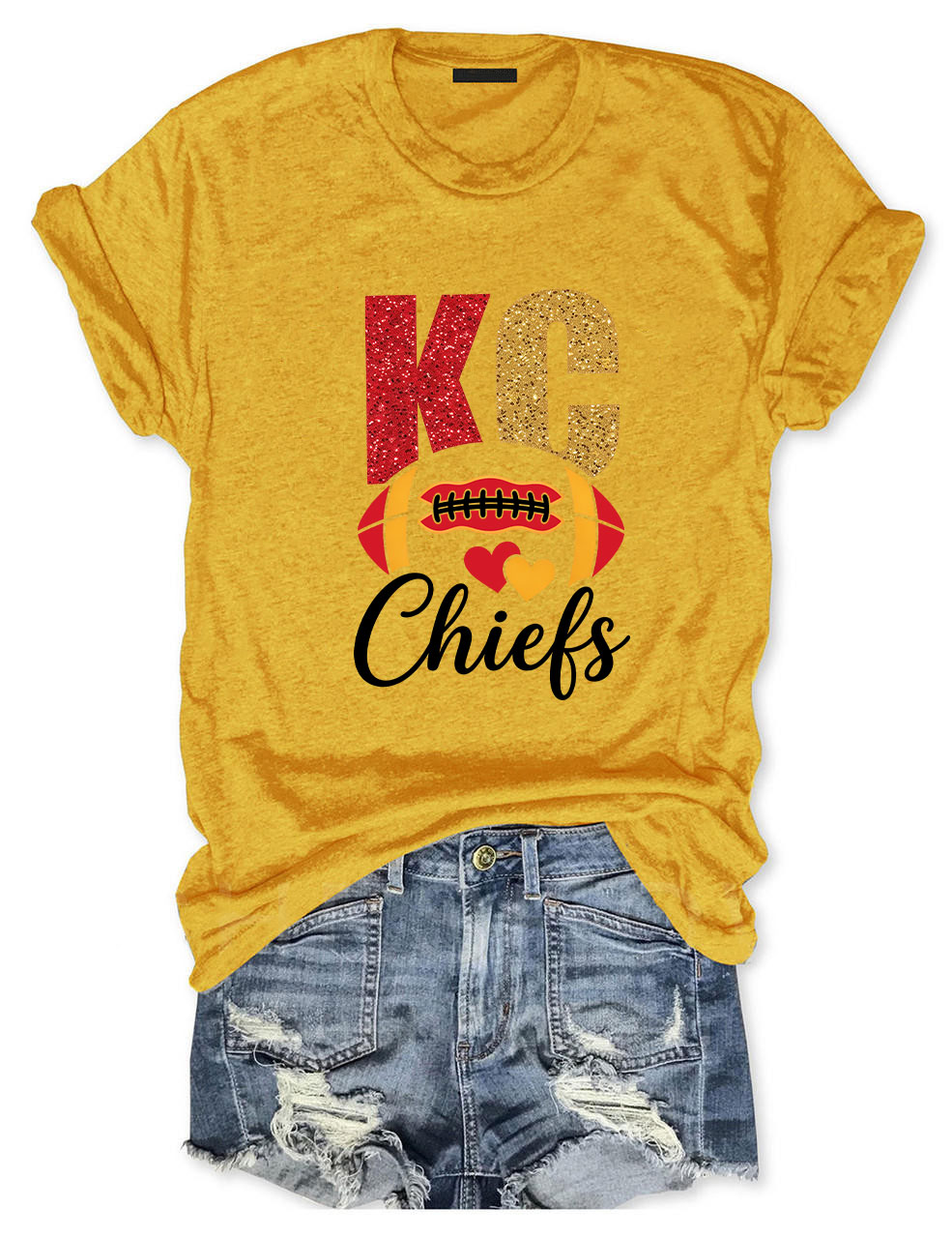Kansas City Chiefs Game Day Football T-Shirt