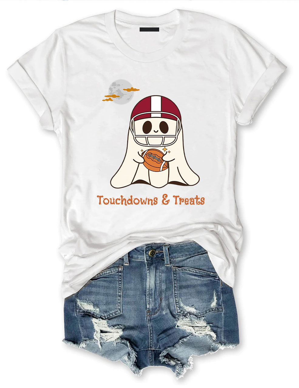 Touchdown Halloween Football T-Shirt