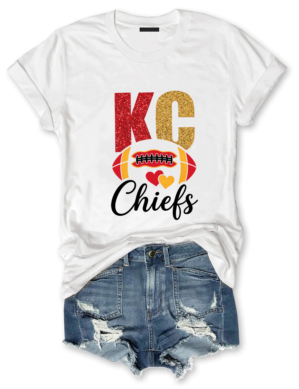 Kansas City Chiefs Game Day Football T-Shirt