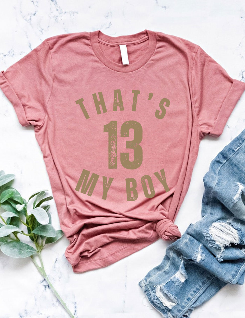 Custom That's My Boy Football Mom T-shirt