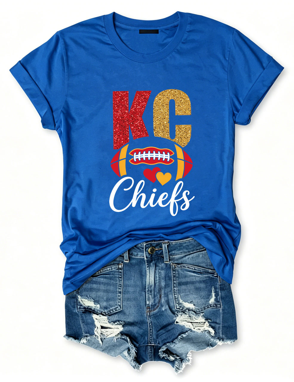 Kansas City Chiefs Game Day Football T-Shirt
