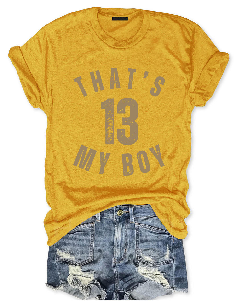 Custom That's My Boy Football Mom T-shirt