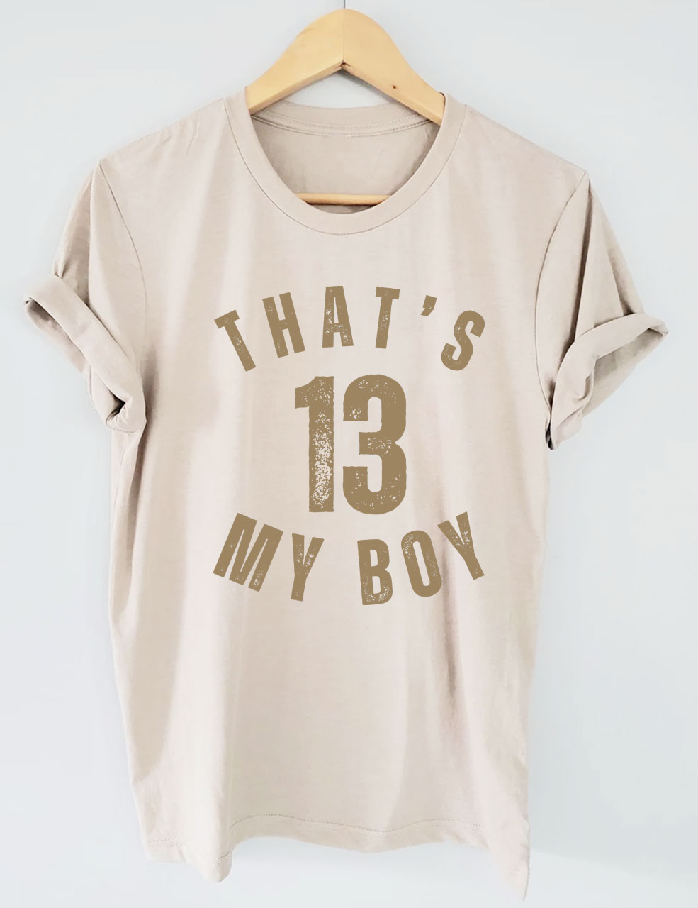 Custom That's My Boy Football Mom T-shirt
