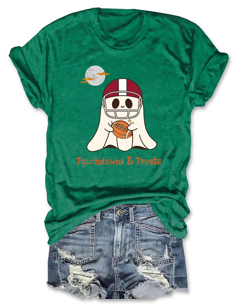 Touchdown Halloween Football T-Shirt