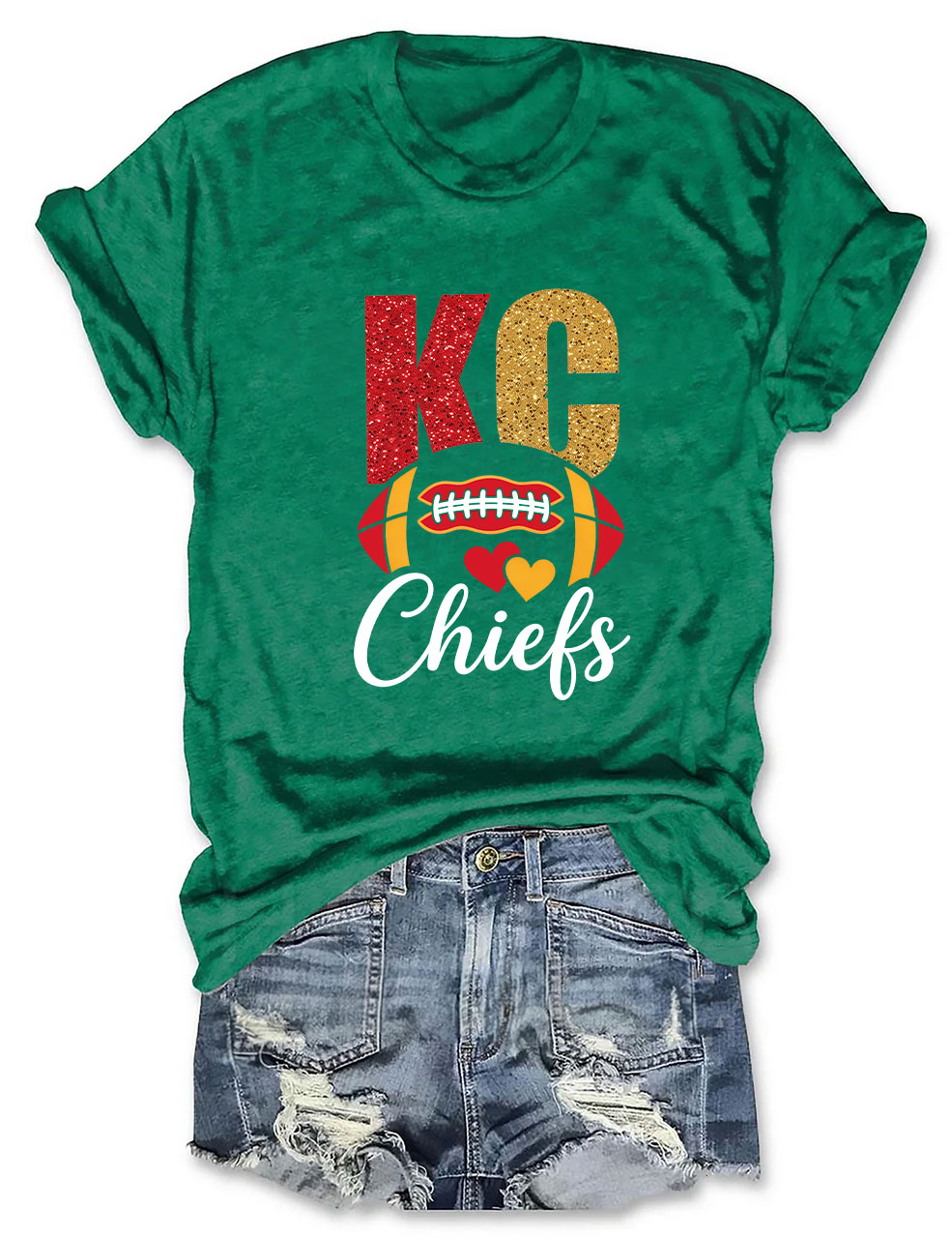 Kansas City Chiefs Game Day Football T-Shirt