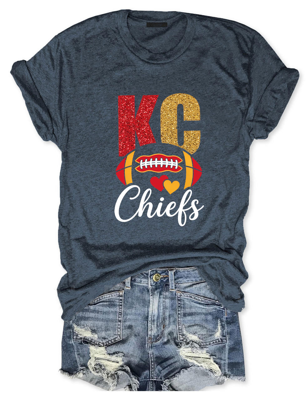 Kansas City Chiefs Game Day Football T-Shirt