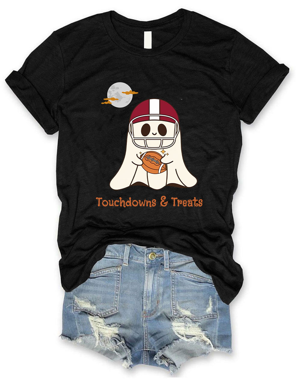 Touchdown Halloween Football T-Shirt