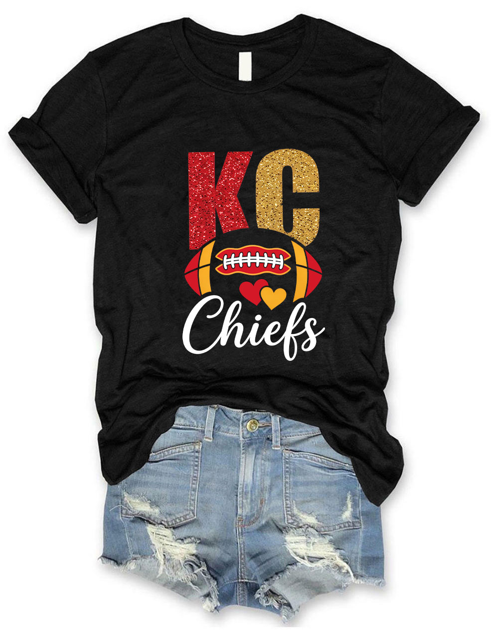 Kansas City Chiefs Game Day Football T-Shirt