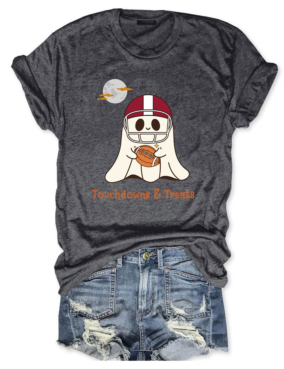 Touchdown Halloween Football T-Shirt