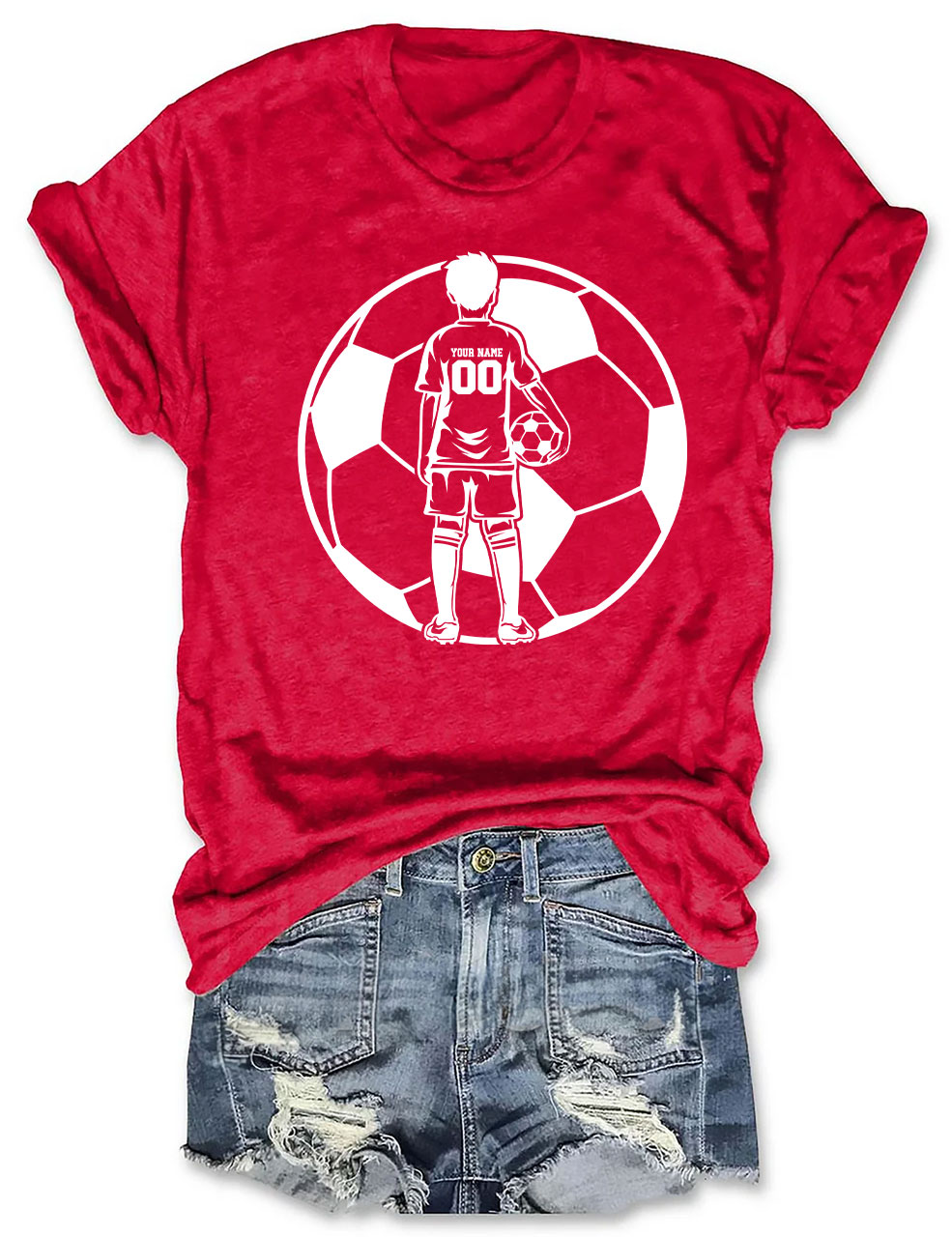 Custom Football Kid Player T-shirt