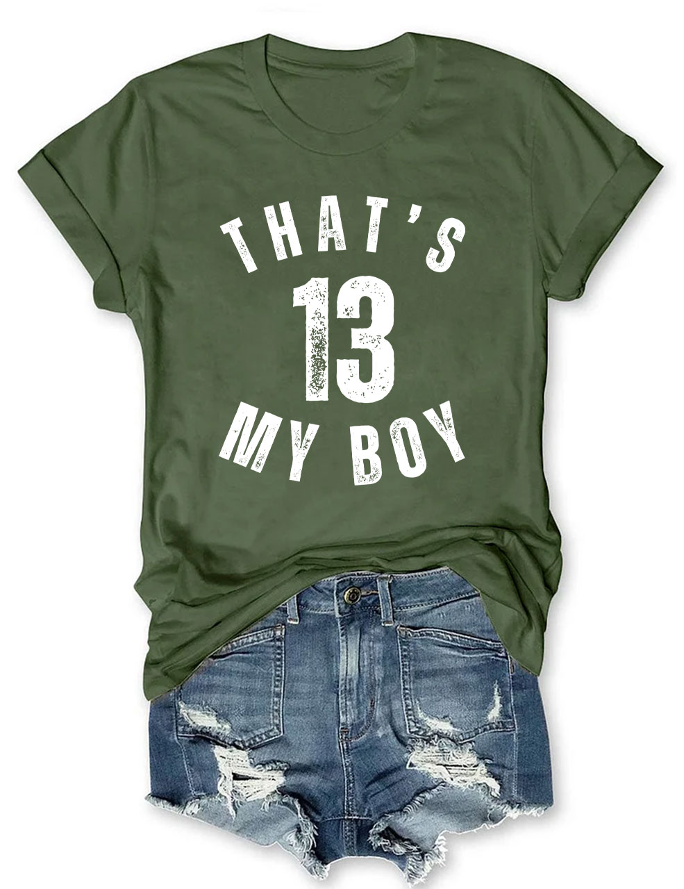Custom That's My Boy Football Mom T-shirt