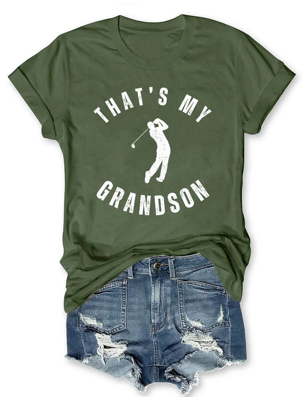 Custom That's My Grandson Golf T-shirt