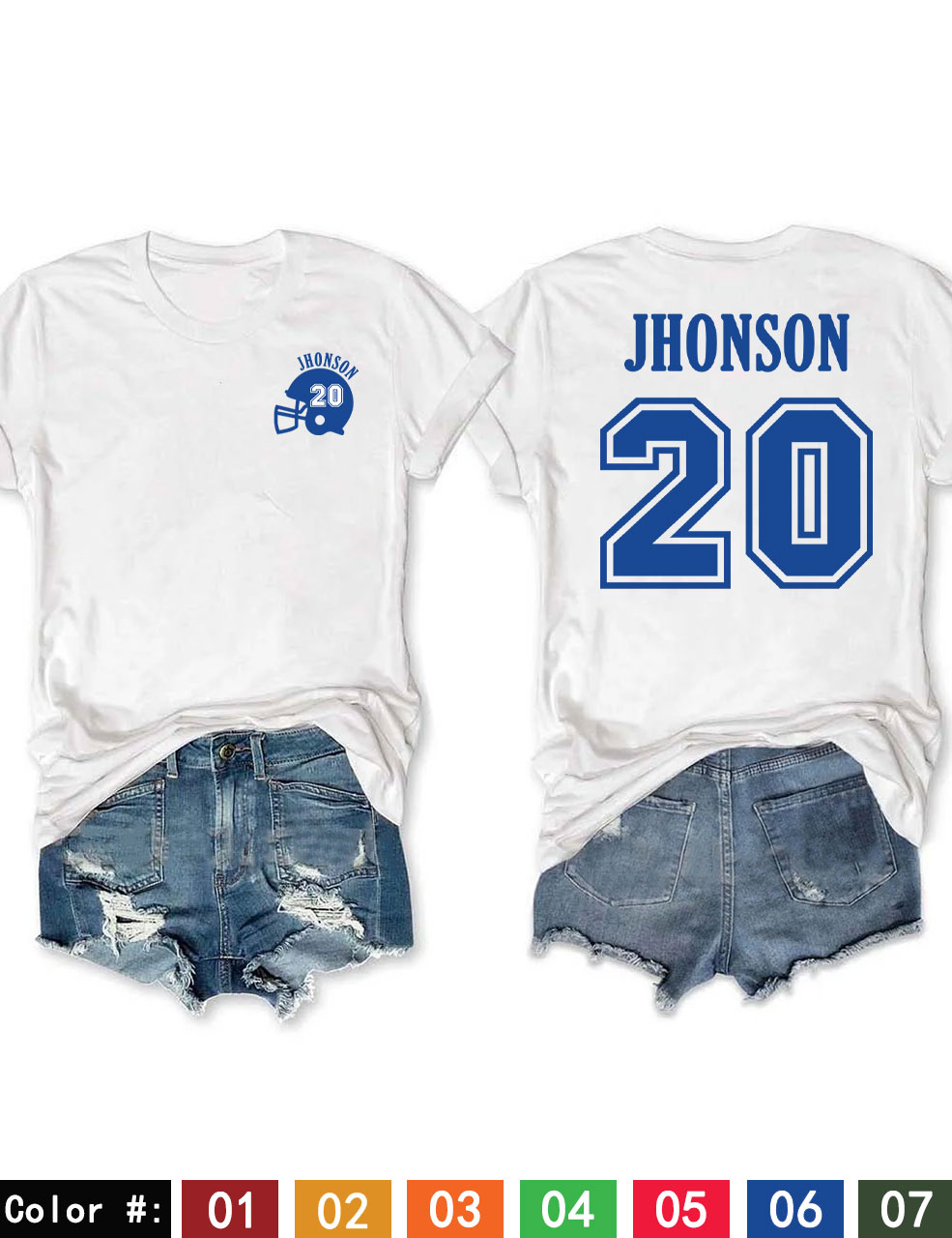 Custom Football T-shirt