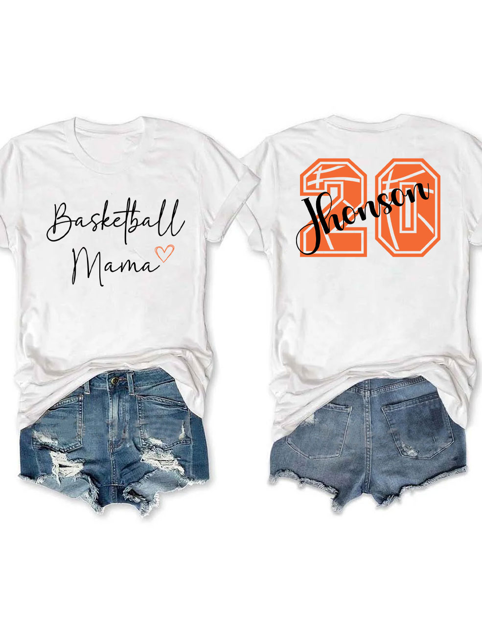 Custom Basketball Mom T-shirt