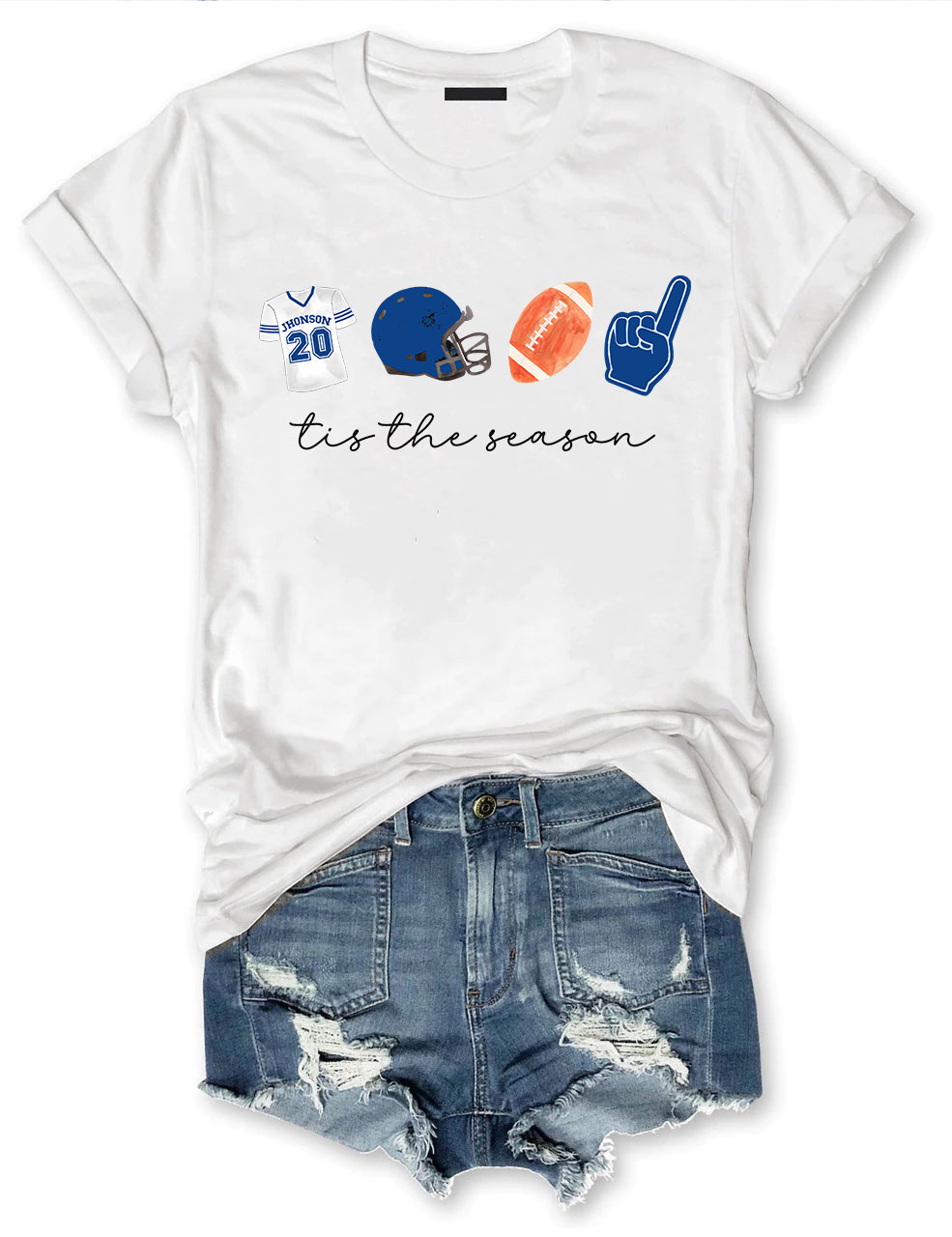 Custom Football Tis the Season T-shirt