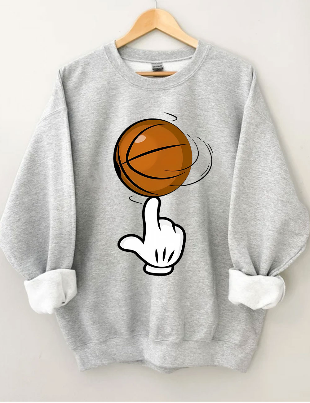 Basketball Finger Sweatshirt