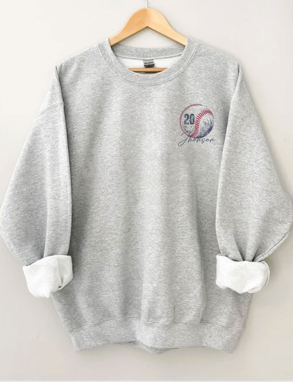 Custom Baseball Mom Sweatshirt