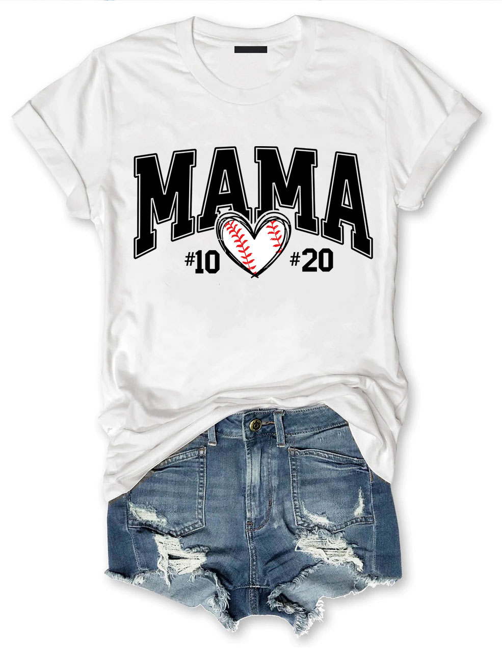 Custom Baseball Mom T-Shirt