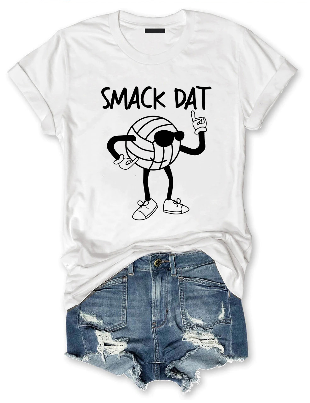 Smack Dat Volleyball Player T-shirt