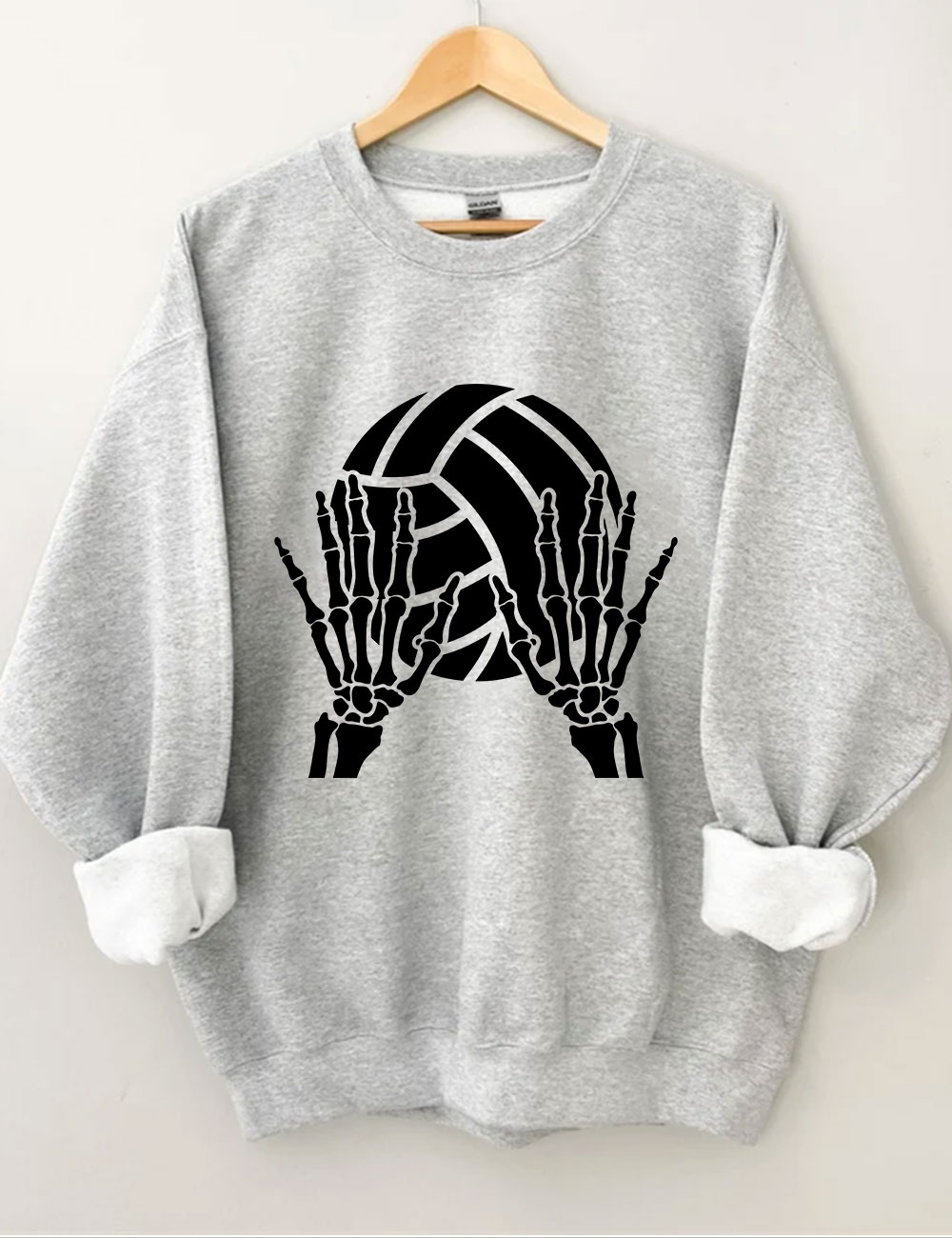 Volleyball Skeleton Hands Sweatshirt