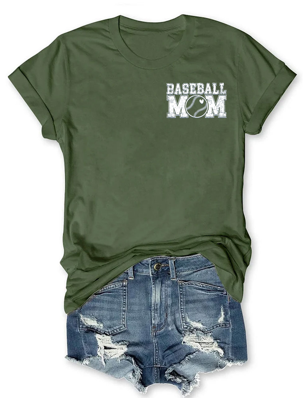 Custom Baseball Mom T-Shirt
