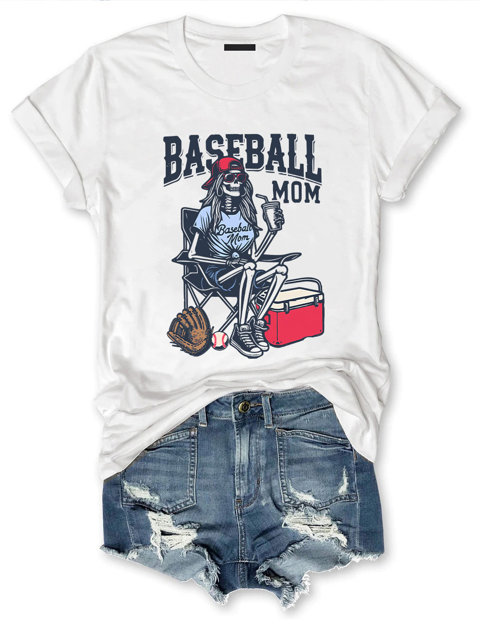 Funny Baseball Mom T-shirt